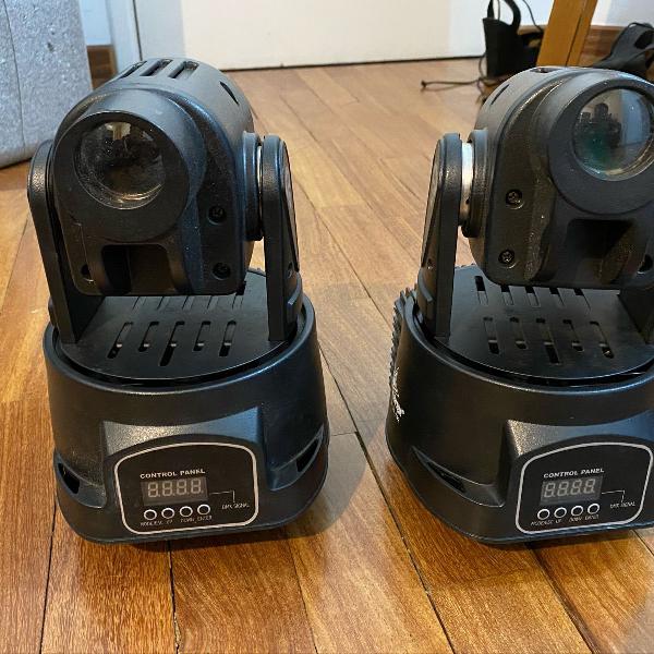 mini moving head spot 15w rgb