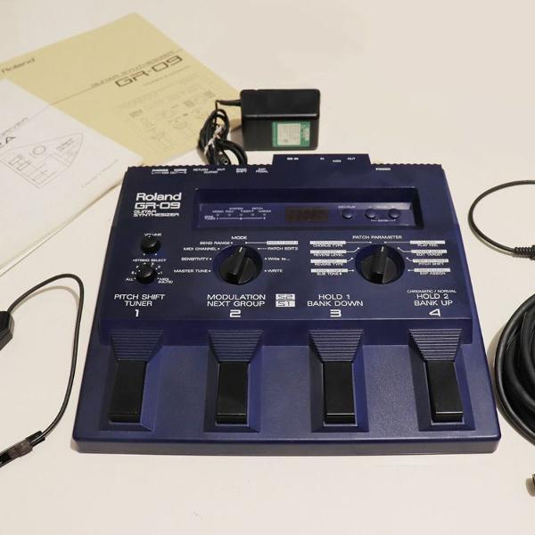 pedaleira sintetizador para guitarra roland gr-09 com gk-2a