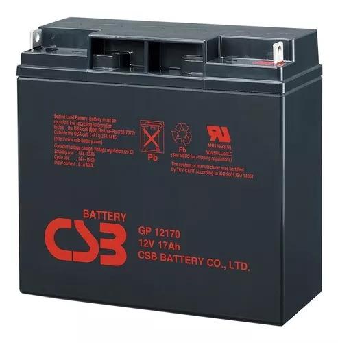 Bateria 12v 17ah Csb Gp12170 No Break Apc Sms Nf Garantia