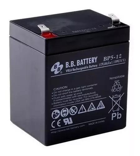 Bateria 12v 5ah Bb Battery Nobreak Sms Apc Bp5-12 Original