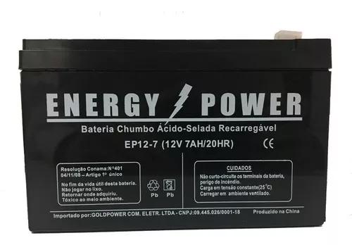 Bateria 12v/7ah Up12-7 Energypower