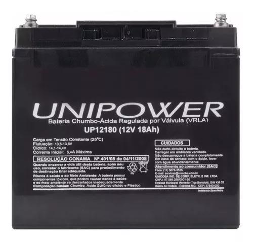 Bateria Selada Unipower Vrla 12v 18ah Up12180