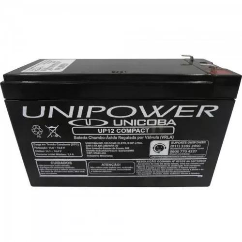 Bateria Selada Up12 Compact Unipower 12v/6a