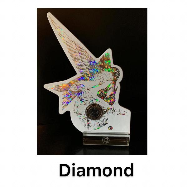 Blister Comemorativo 25 Anos do Real - Beija-flor - Diamond
