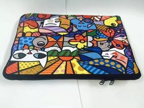 Capa Pasta Notebook 11.6 13.3 14.1 15.6 Romero Britto