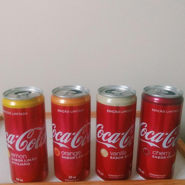 Coleção Coca-Cola sabores