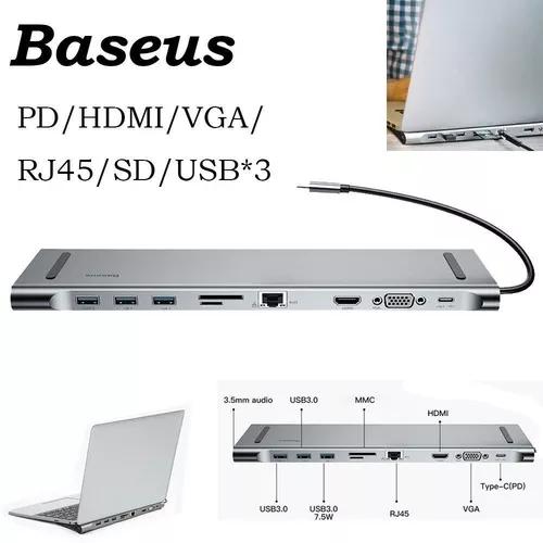 Dockstation Usb-c, Hub Tipo C 10