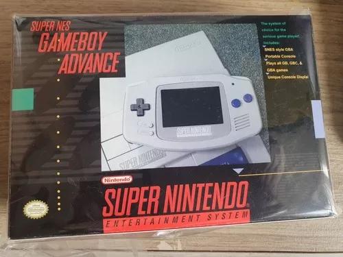 Game Boy Advance Modelo Super Nintendo Com Luz Instalada