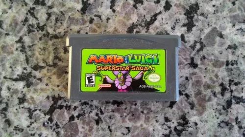 Jogo Mario Luigi Superstar Saga - Game Boy Advance Original