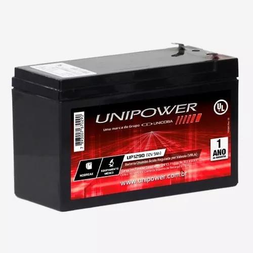 Kit 3 Baterias Unipower 12mva-9 Estacionária 12v 9ah