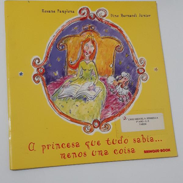 Livro: A princesa que tudo sabia...menos uma coisa