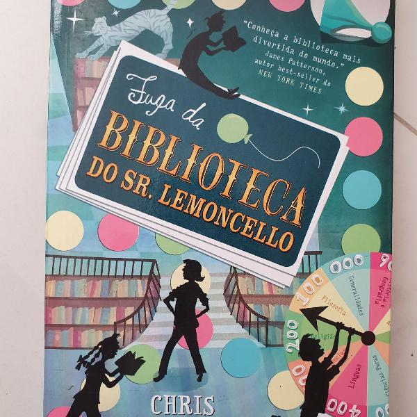 Livro "Fuga Da Bilblioteca Do Sr. Lemoncello"