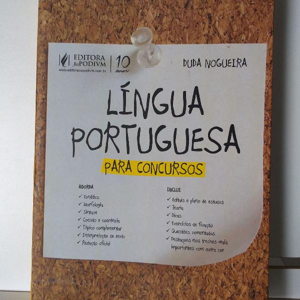Livro Língua Portuguesa Para Concursos