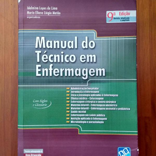 Livro Manual do Técnico em Enfermagem