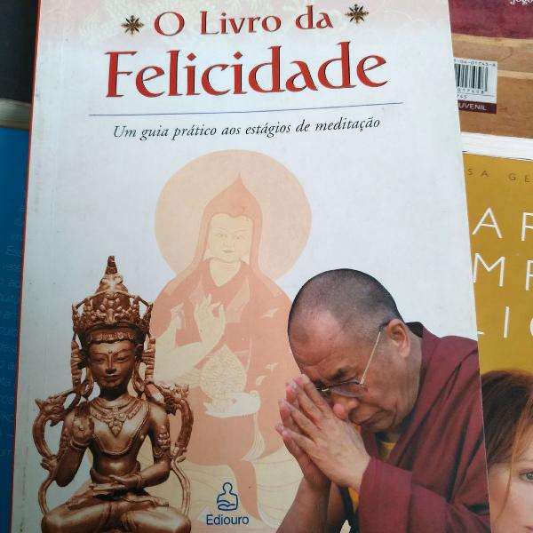Livro - O Livro da felicidade - Dalai Lama - Ed. Ediouro