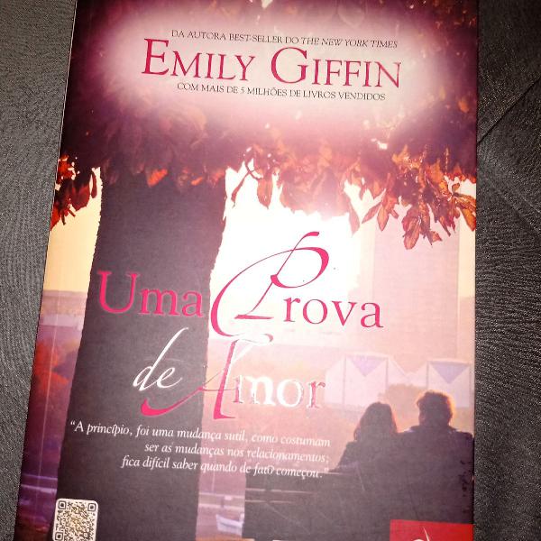Livro - UMA PROVA DE AMOR Emily Giffin
