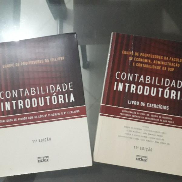 Livros Contabilidade Introdutória- 11 edição