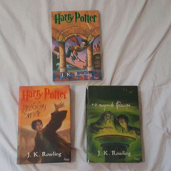 Livros Harry Potter (relíquias da morte/enigma do