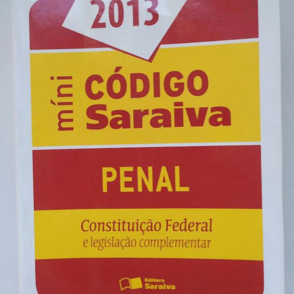 Mini Código Saraiva - Penal e Civil