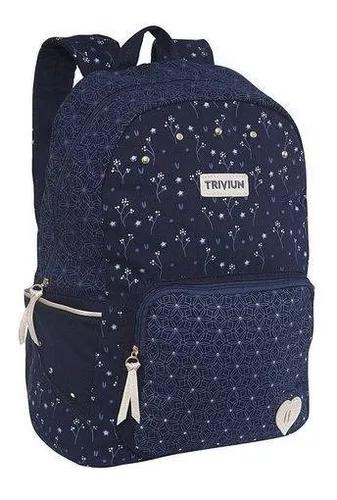 Mochila Notebook 13075 Triviun Azul Marinho