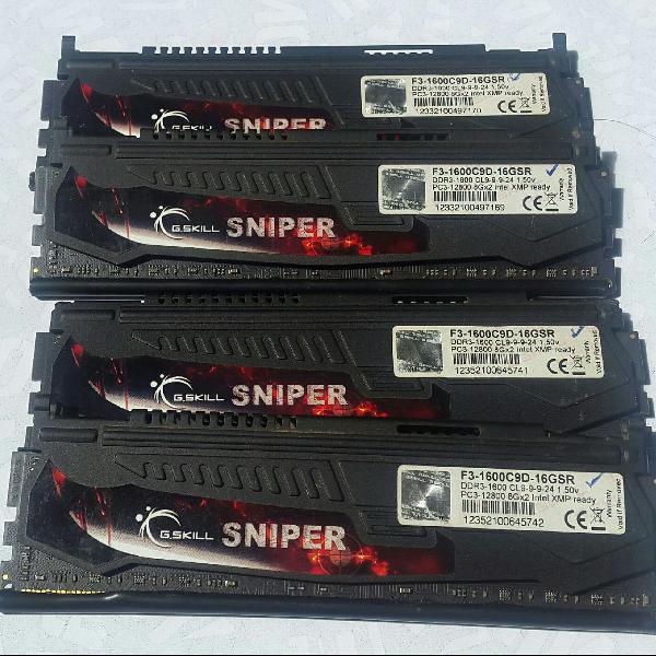 RAM Gskill Sniper 32gb (16gb x2) DDR3-1600