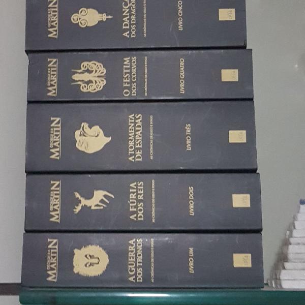 Saga Game Of Thornes livros edição colecionador Crônicas