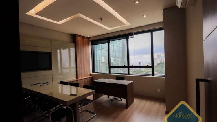 Sala Mobiliada de 49m² para locação no Ed. Icon - Vila da