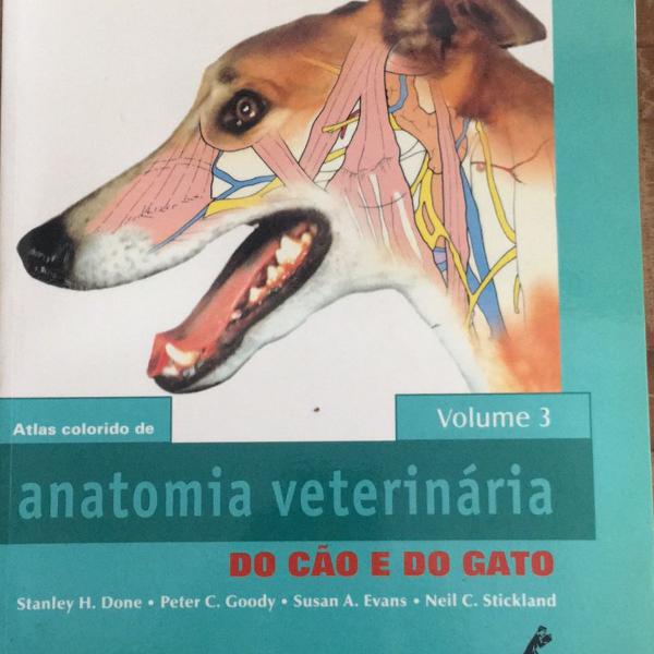 atlas colorido de anatomia veterinária do cão e do gato