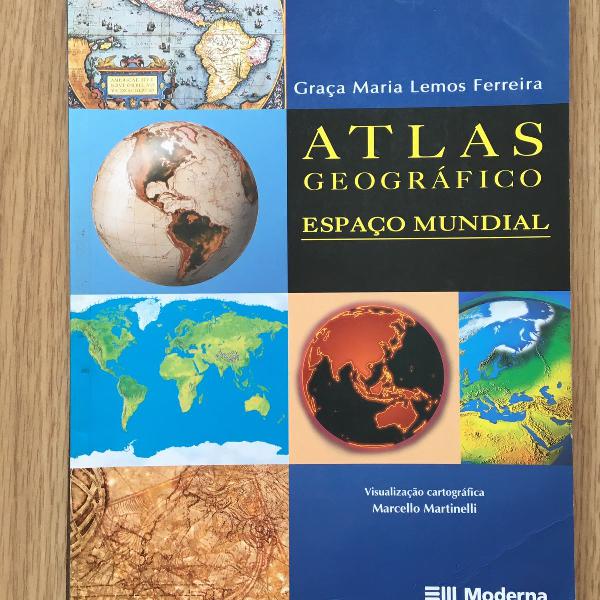 atlas geográfico - espaço mundial editora moderna