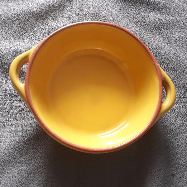 bowl porcelana amarelo