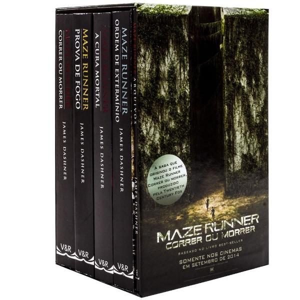 box maze runner - 5 volumes - james dashner