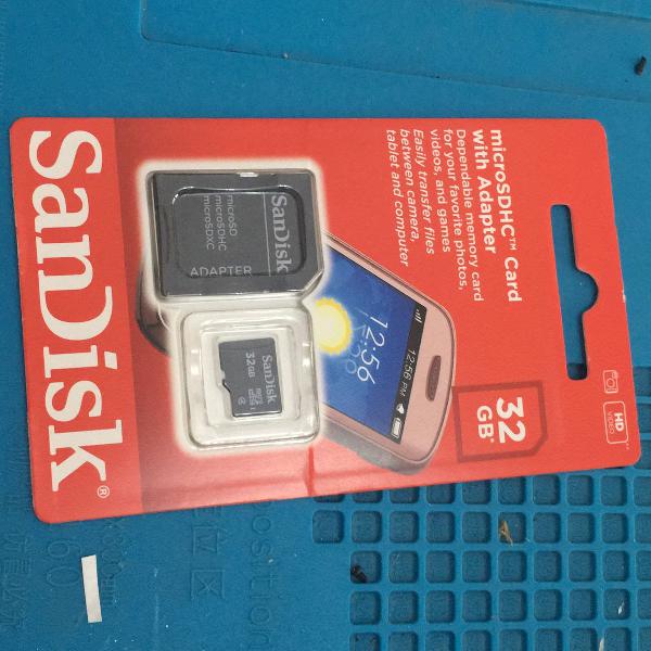 cartão de memória sandisk