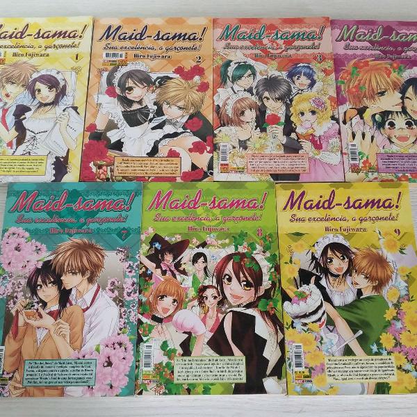 coleção de mangás "kaichou-wa maid sama!"