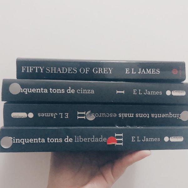 combo livros cinquenta tons