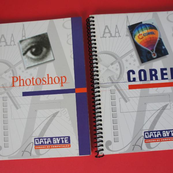 curso completo photoshop corel draw livro apostila data byte