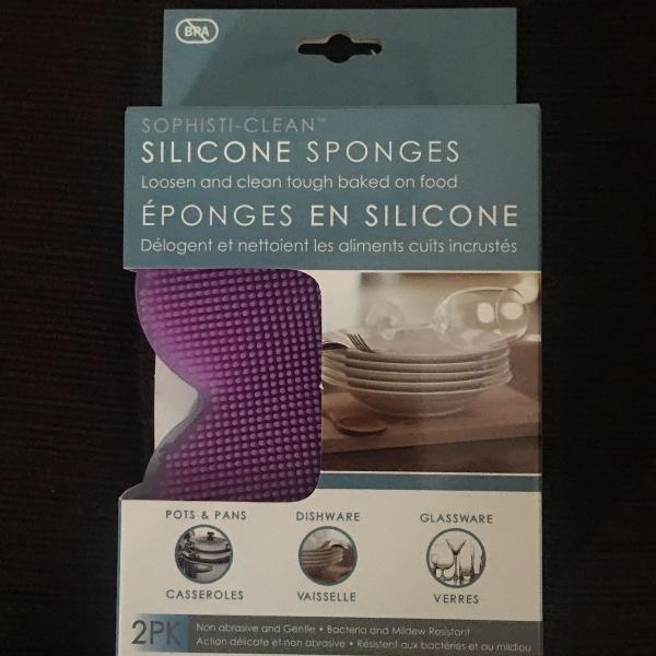 esponjas de silicone