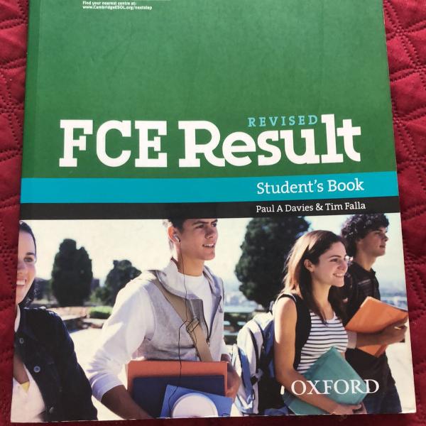 fce result livro de inglês + simulado do first certificate