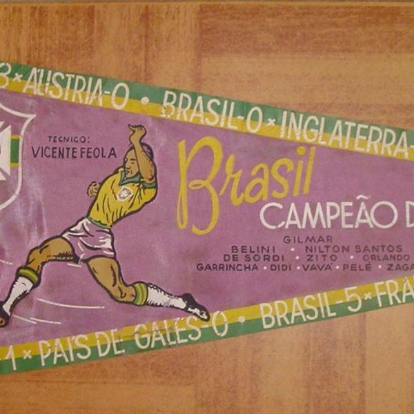 flâmula antiga comemorativa - brasil campeão