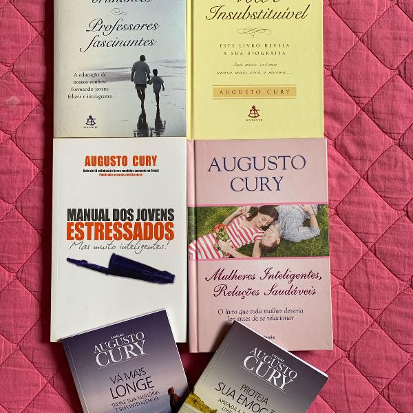 kit livros augusto cury