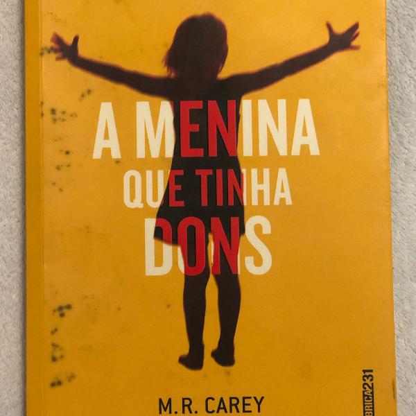 livro a menina que tinha dons - m. r. carey