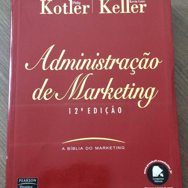 livro administração de marketing 12ª edição.
