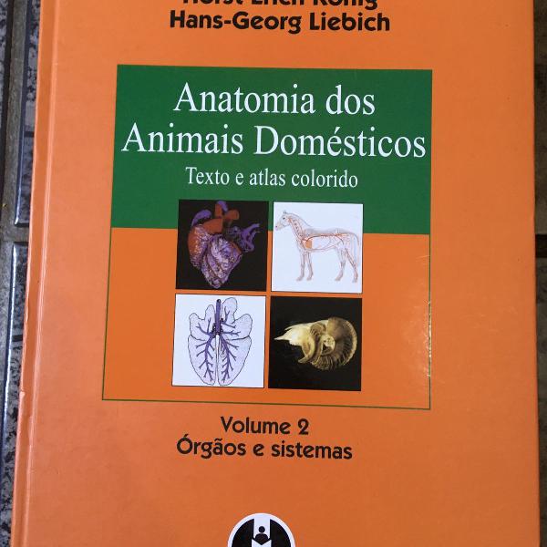 livro anatomia dos animais domésticos