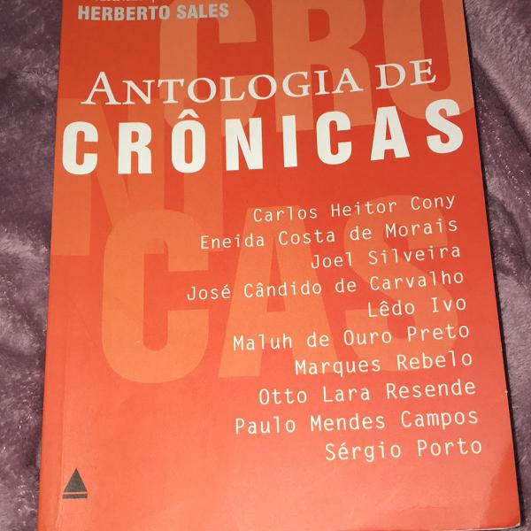 livro antologia de crônicas