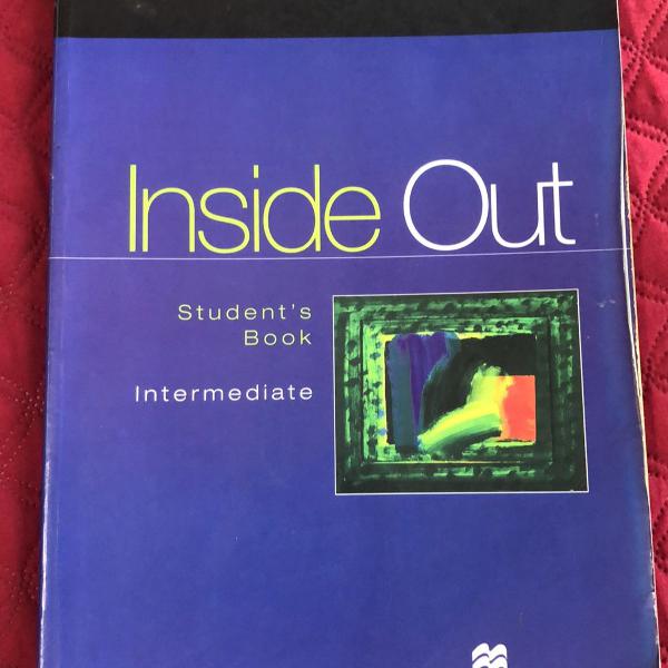 livro de inglês inside out student and work book