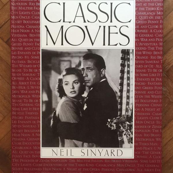 livro decorativo classic movies (capa dura, perfeito estado)