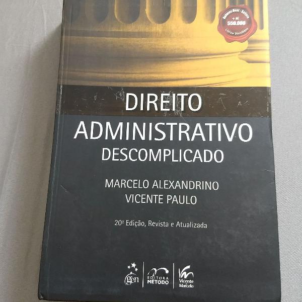 livro direito administrativo descomplicado