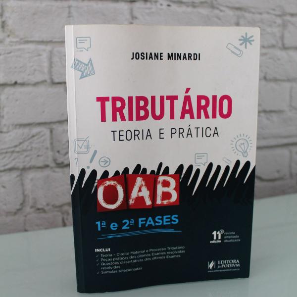 livro: direito tributário, josiane minardi, oab, fase 2