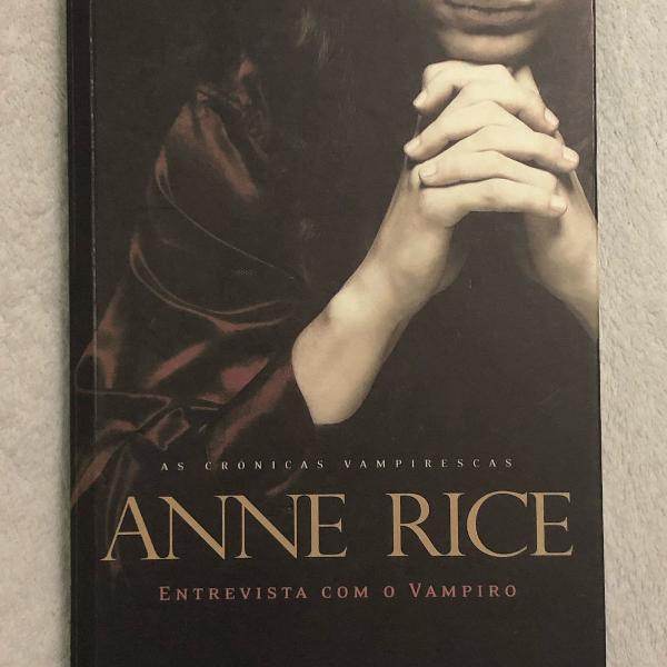 livro entrevista com o vampiro - anne rice