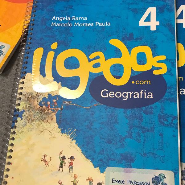 livro escolar 4 ano ligados com geografia ed Saraiva