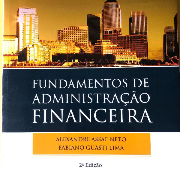 livro fundamentos de administração financeira